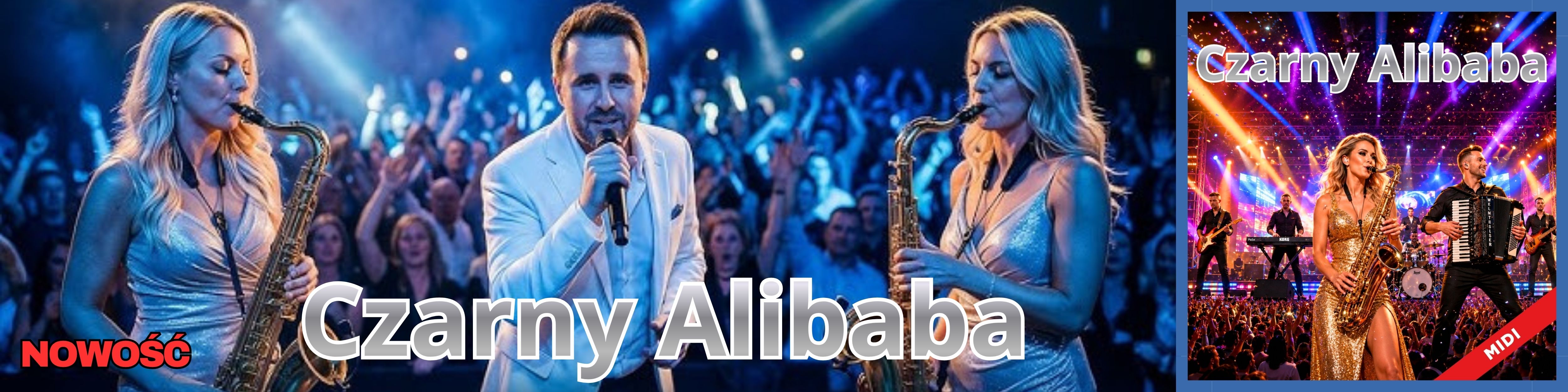 Czarny Alibaba Banner